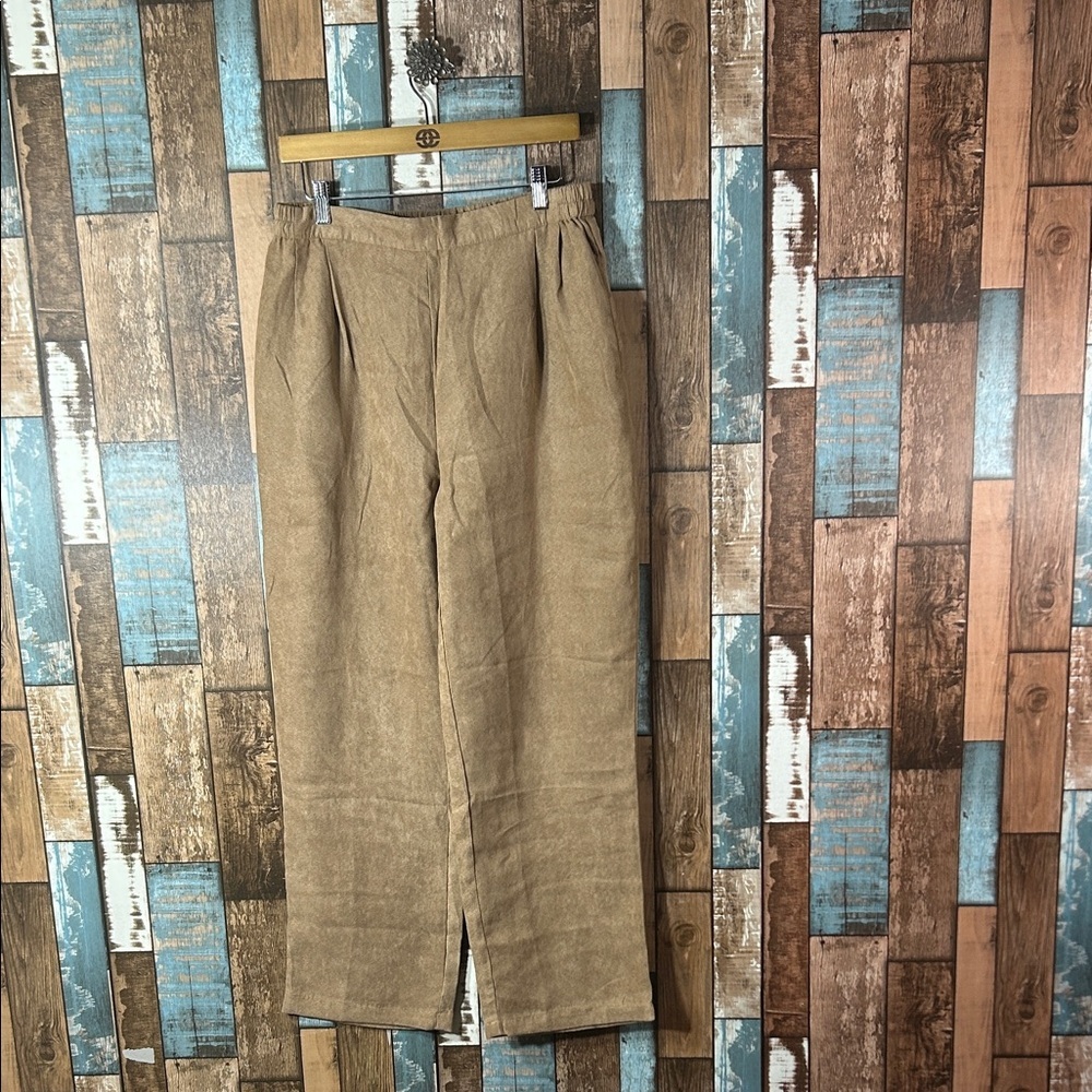 The Paragon brown suede slacks